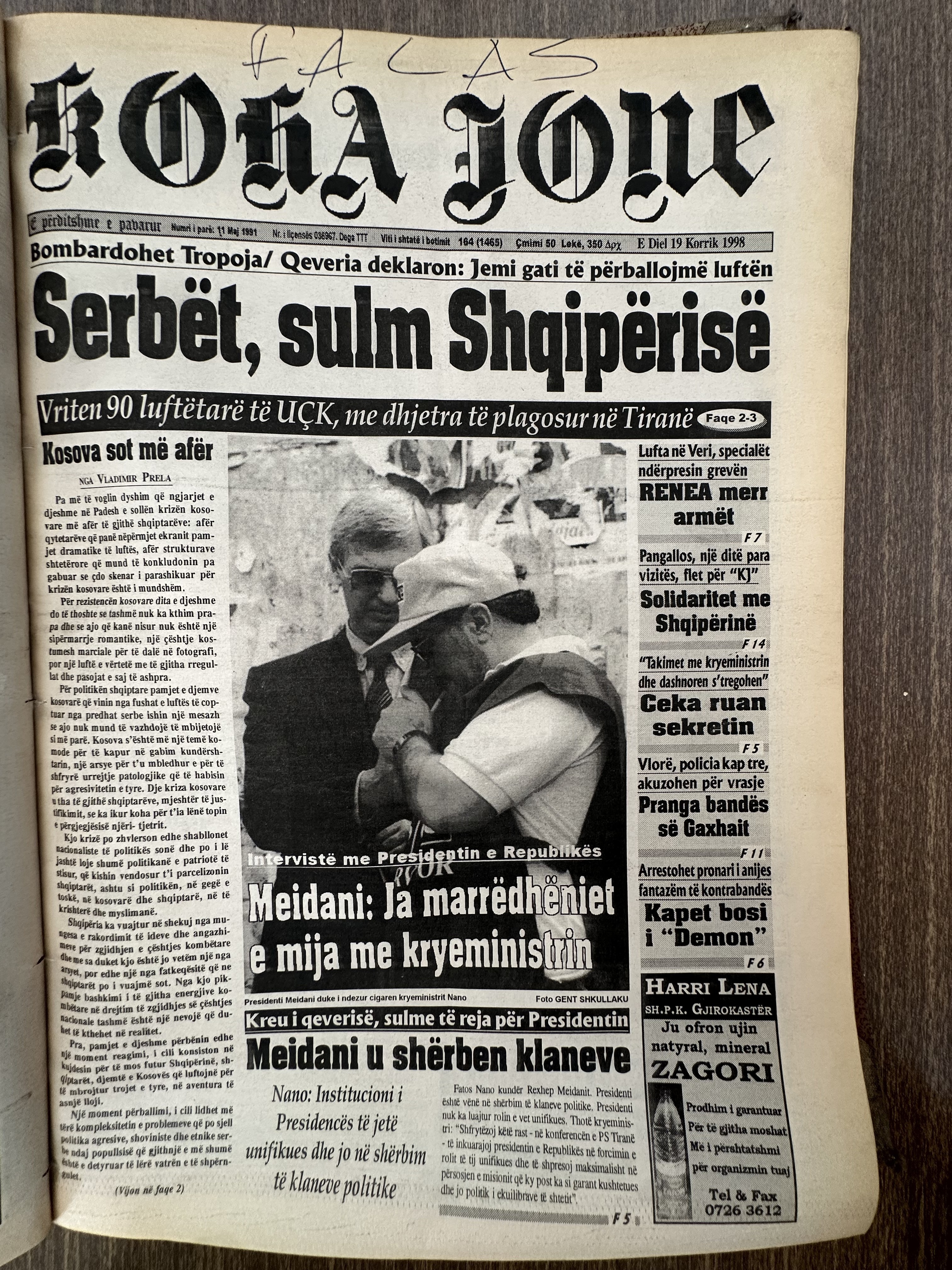 Koha Jonë 1998-07-19